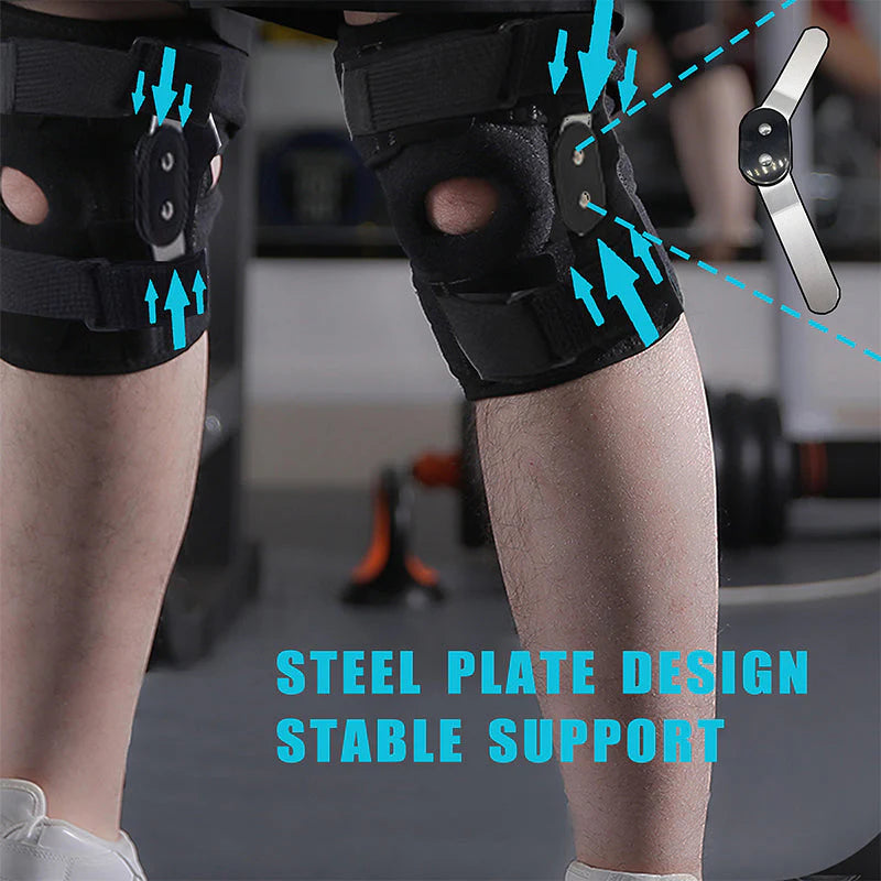 Adjustable Open-Patella Knee Support Brace