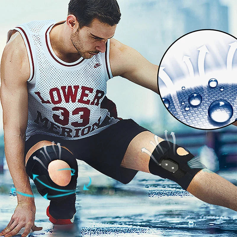 Adjustable Open-Patella Knee Support Brace