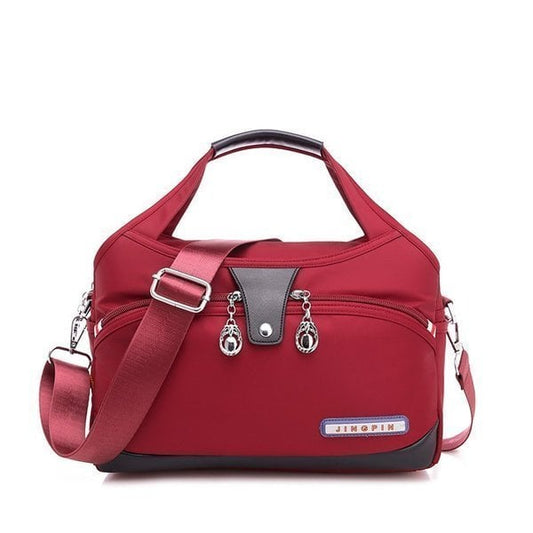 Women’s Anti-Theft Multi-Pocket Nylon Shoulder Bag