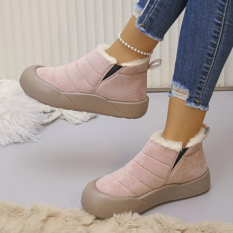Women's Waterproof Soft-Sole Cotton Winter Boots