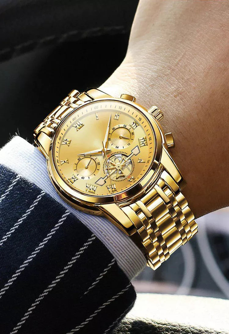 Men's Dodecagon Quartz Watch