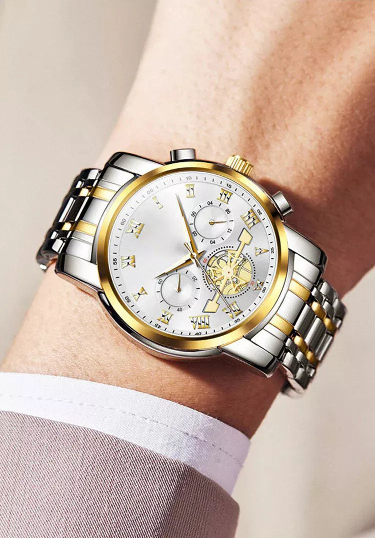 Men's Dodecagon Quartz Watch