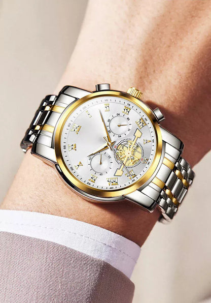 Men's Dodecagon Quartz Watch