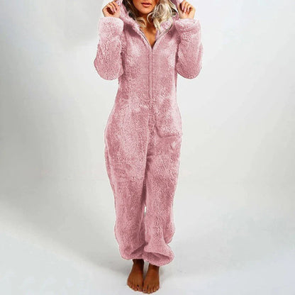 Plush Hooded Lounge Onesie