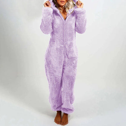 Plush Hooded Lounge Onesie
