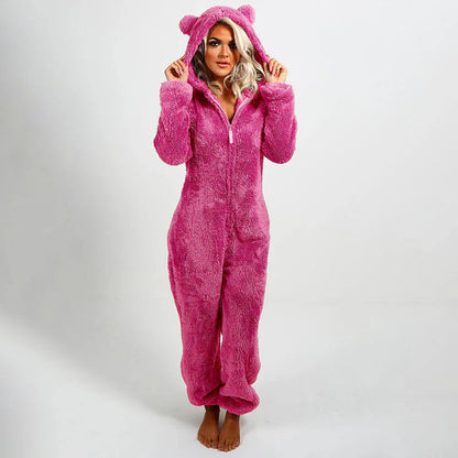 Plush Hooded Lounge Onesie
