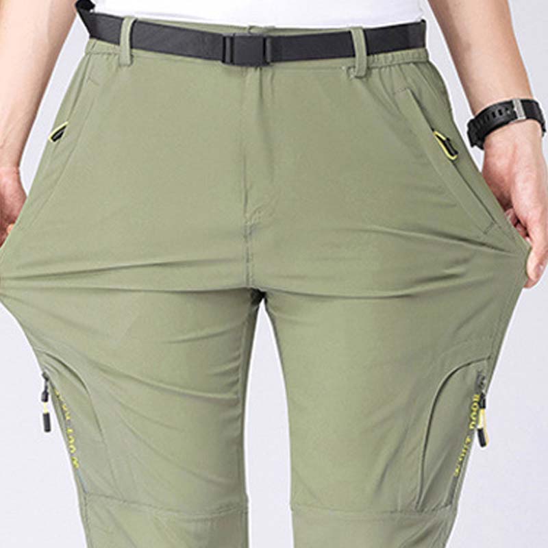 Men’s Lightweight Multi-Pocket Waterproof Hiking Trousers