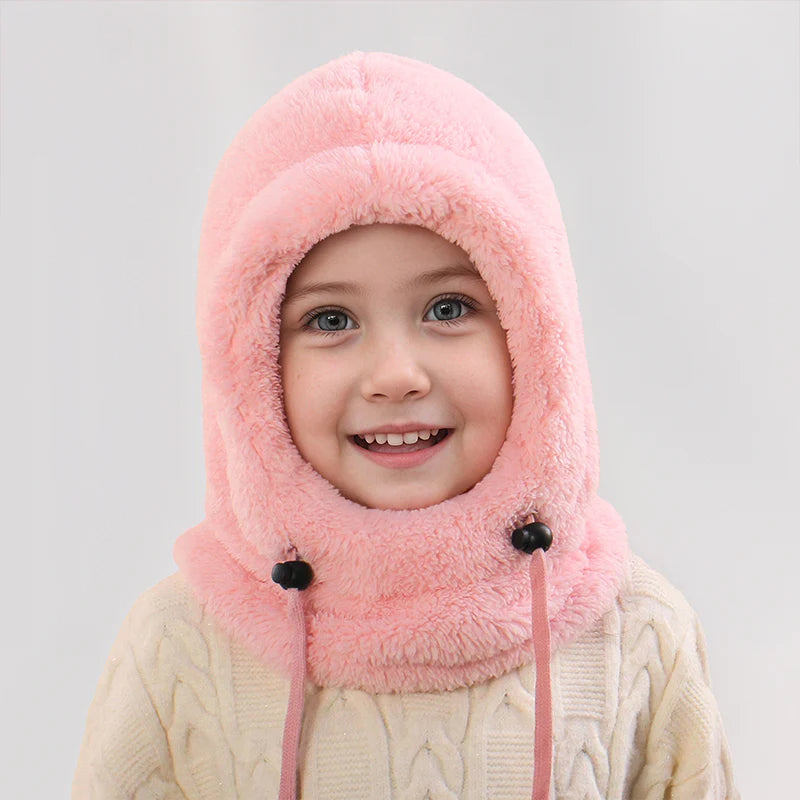Children’s Cosy 3-in-1 Winter Hooded Hat