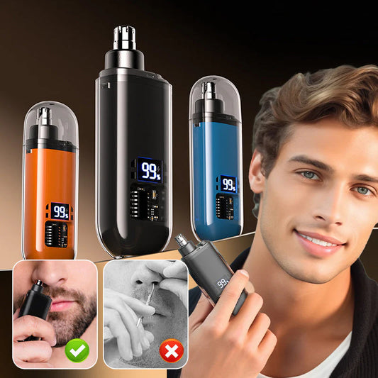 Smart LED Display Nose Hair Trimmer