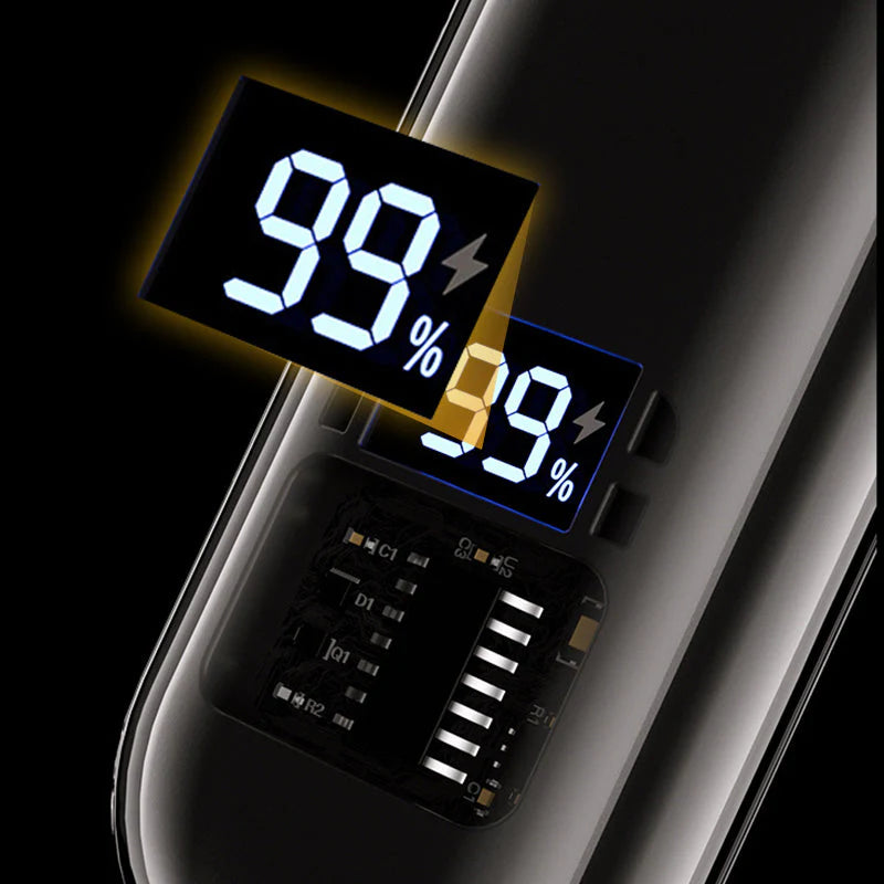 Smart LED Display Nose Hair Trimmer