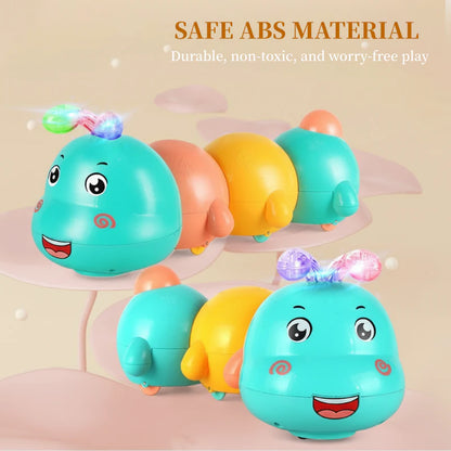 Electric Wiggling Caterpillar Light-Up Toy
