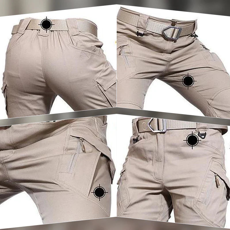 Men’s Waterproof Multi-Pocket Tactical Trousers