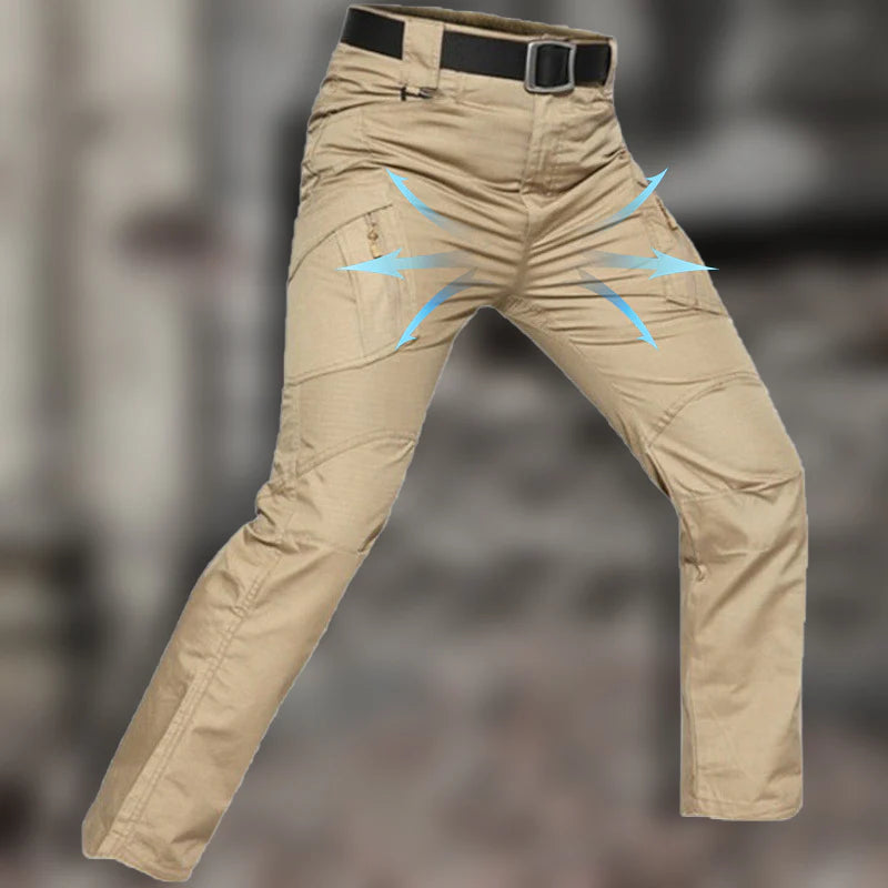 Men’s Waterproof Multi-Pocket Tactical Trousers