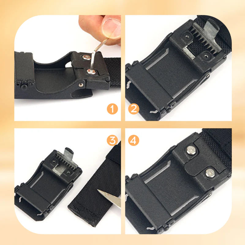 Men’s Quick Release Alloy Buckle Tactical Belt