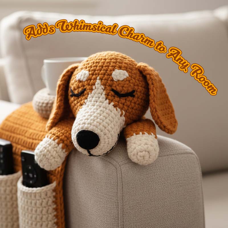 Dog Armrest Storage Organiser With Cup Holder