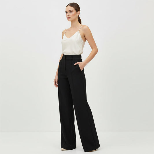 Women’s High Waist Wide Leg Smart Trousers