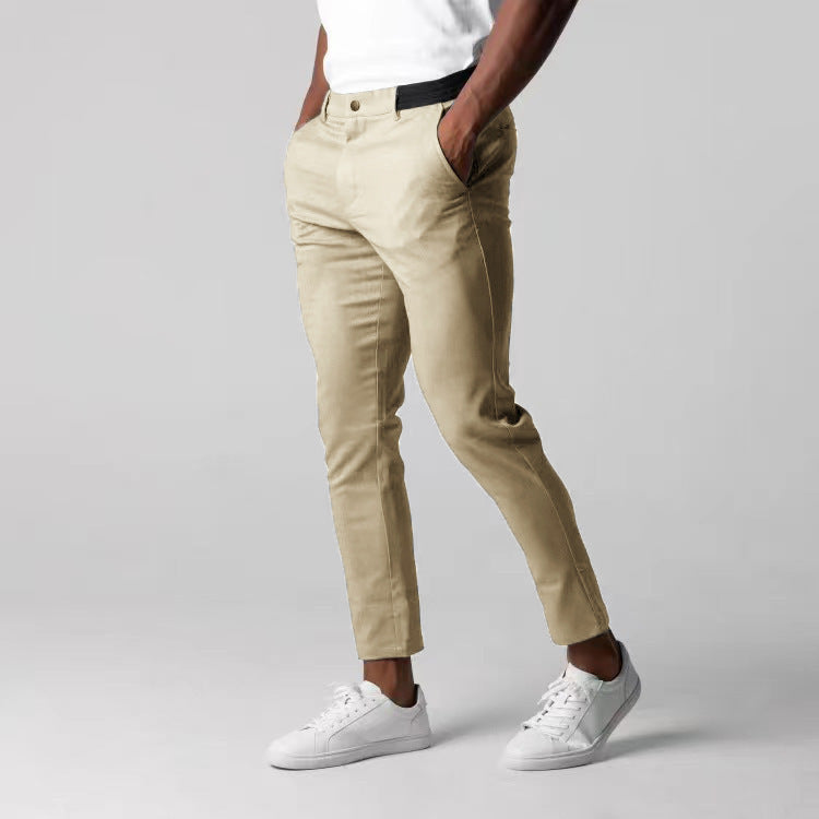 Men’s Slim Fit Smart Casual Trousers