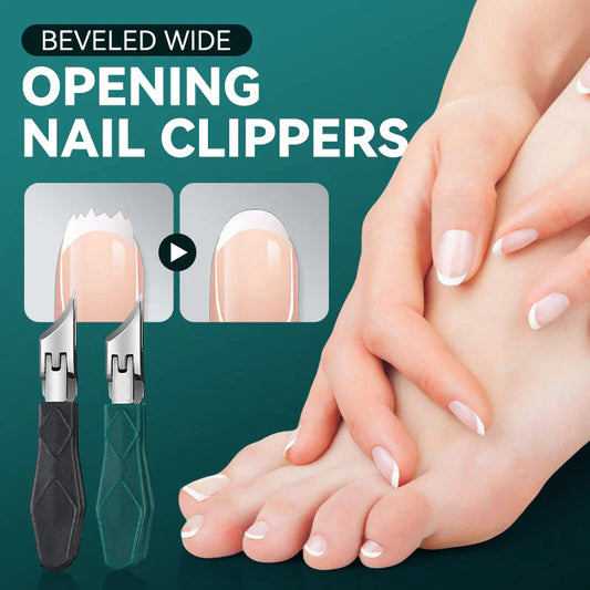 Precision Wide Jaw Stainless Nail Clippers