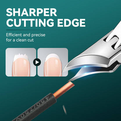 Precision Wide Jaw Stainless Nail Clippers