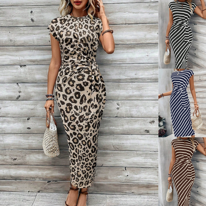 Women’s Seralina Colour-Block Tie Waist Maxi Dress