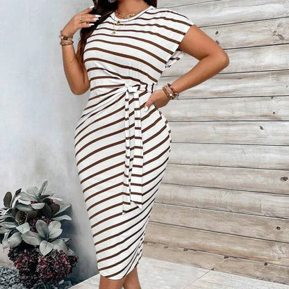 Women’s Seralina Colour-Block Tie Waist Maxi Dress