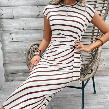 Women’s Seralina Colour-Block Tie Waist Maxi Dress