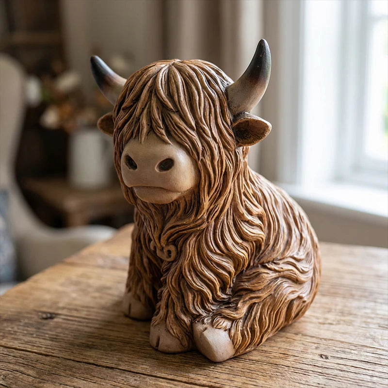 Highland Calf Ambient Glow Table Light