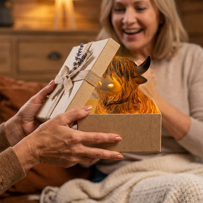 Highland Calf Ambient Glow Table Light
