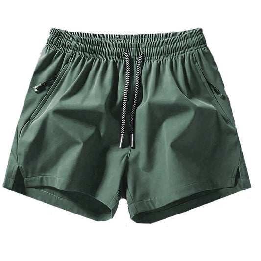 Men’s Quick-Dry Athletic Shorts with Zip Pockets