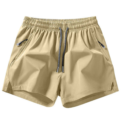 Men’s Quick-Dry Athletic Shorts with Zip Pockets