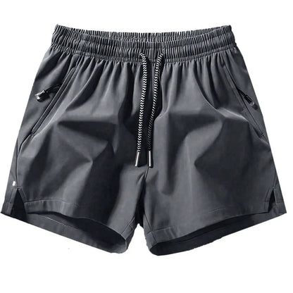 Men’s Quick-Dry Athletic Shorts with Zip Pockets