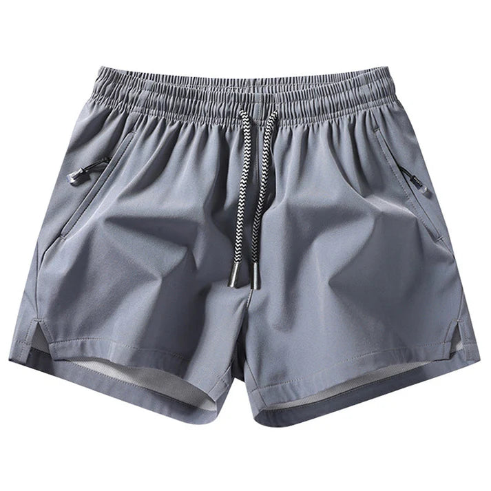 Men’s Quick-Dry Athletic Shorts with Zip Pockets