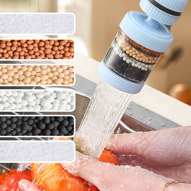Tap Water Purifying Filter Attachment for Kitchen Faucets