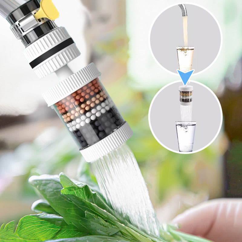 Tap Water Purifying Filter Attachment for Kitchen Faucets