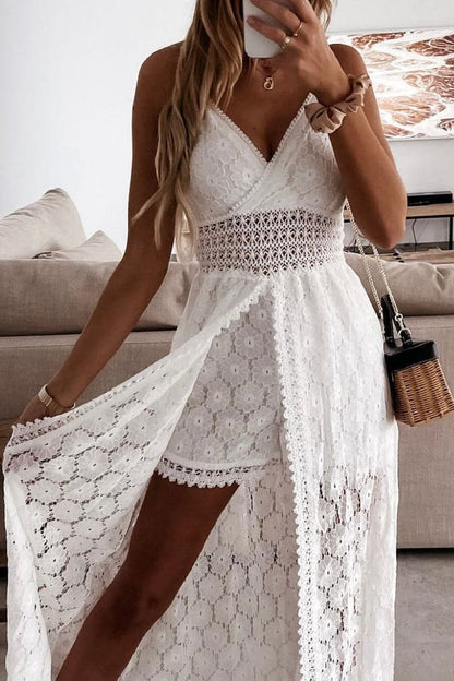Women's Strappy Cut Out Summer Jumpsuit