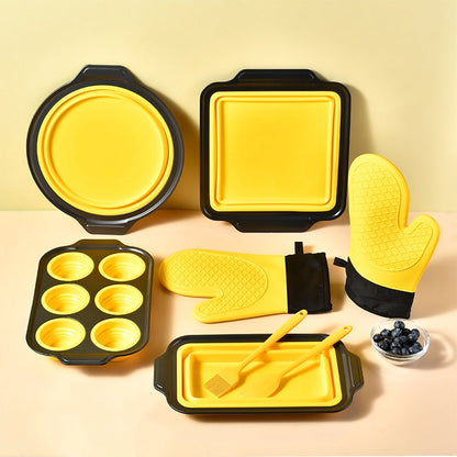 8-Piece Silicone Non-Stick Bakeware Set