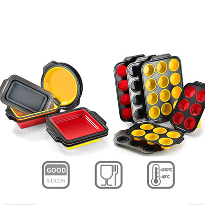 8-Piece Silicone Non-Stick Bakeware Set