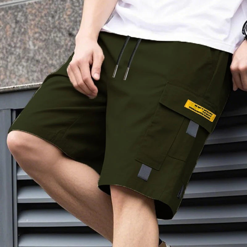 Men’s Drawstring Waist Cargo Shorts