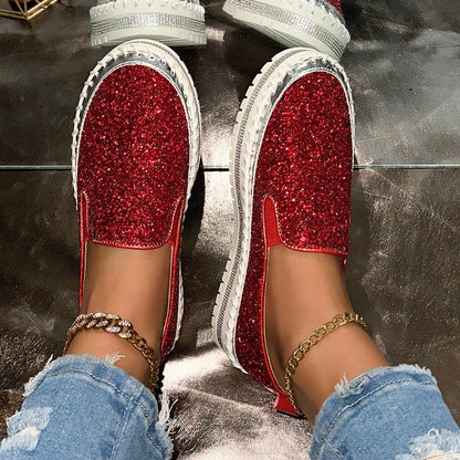Women’s Sequin Slip-On Comfort Shoes