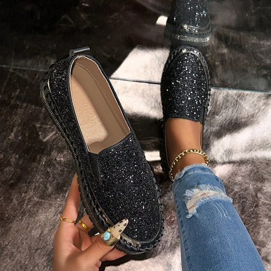 Women’s Sequin Slip-On Comfort Shoes