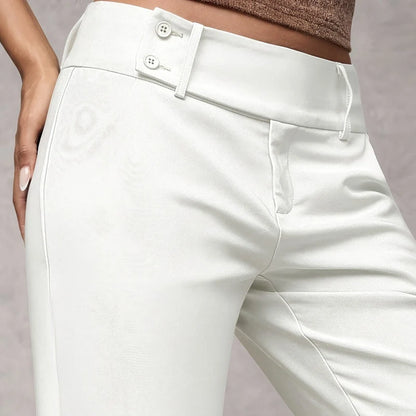 Women's Flared Tailored Trousers