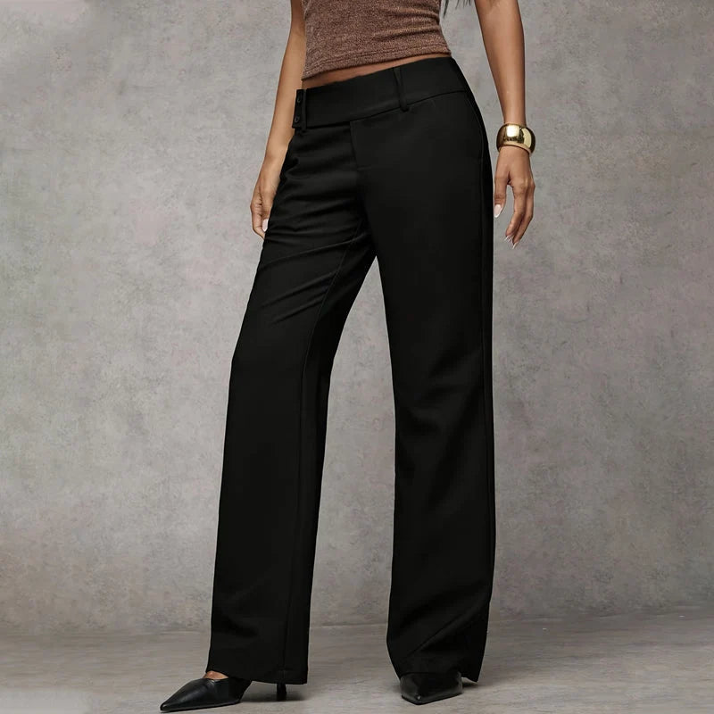 Women's Flared Tailored Trousers