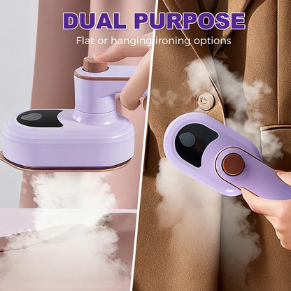 Portable Handheld Steam Iron with Rotating Head
