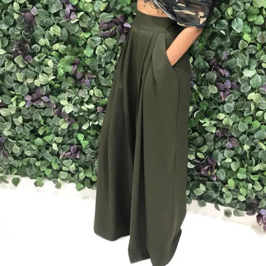 Women’s High-Waisted Wide-Leg Trousers