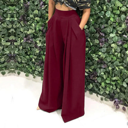 Women’s High-Waisted Wide-Leg Trousers