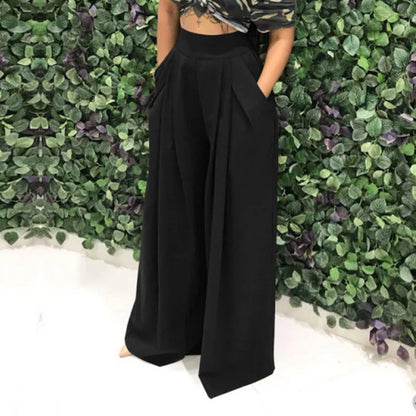 Women’s High-Waisted Wide-Leg Trousers