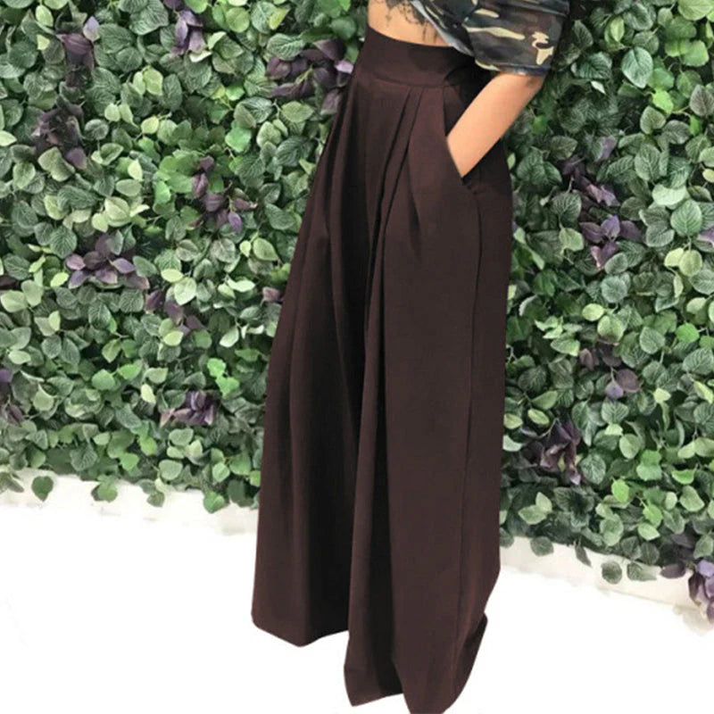 Women’s High-Waisted Wide-Leg Trousers