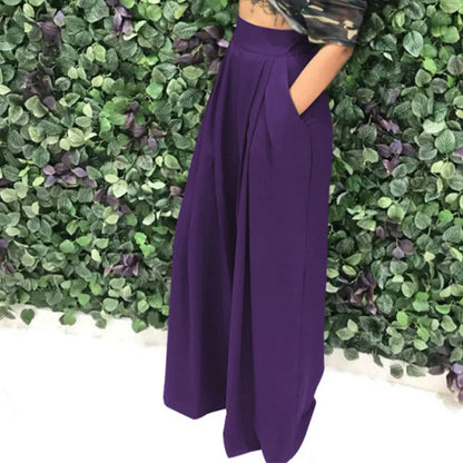 Women’s High-Waisted Wide-Leg Trousers