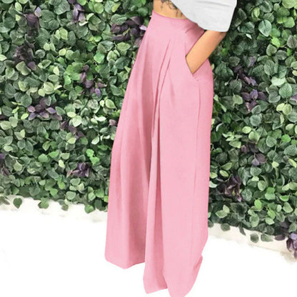Women’s High-Waisted Wide-Leg Trousers