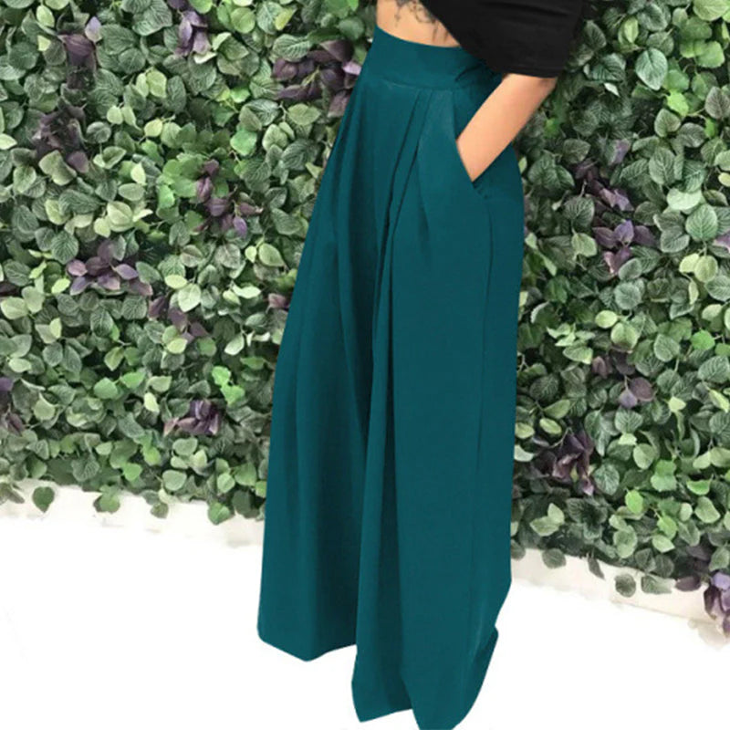 Women’s High-Waisted Wide-Leg Trousers